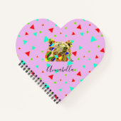 Carnet Ours Grizzly Rose (Devant)