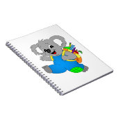 Carnet Ours Koala avec sac à dos (Côté Droit)