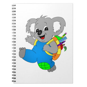Carnet Ours Koala avec sac à dos