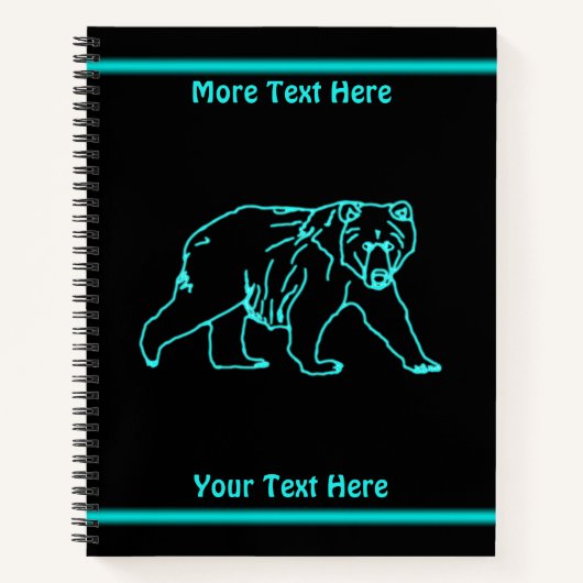 Carnet Ours Kodiak électrique (Devant)