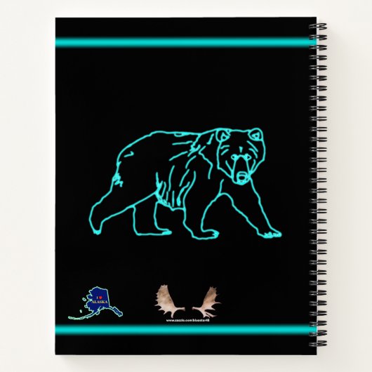 Carnet Ours Kodiak électrique (Dos)