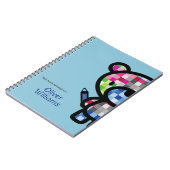 Carnet Ours ludique Enfants Nom personnalisé (Côté gauche)