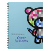 Carnet Ours ludique Enfants Nom personnalisé (Devant)