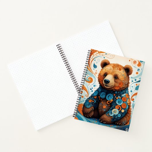 Carnet Ours mignon (Intérieur)