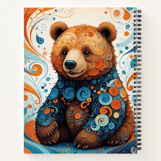 Carnet Ours mignon (Dos)