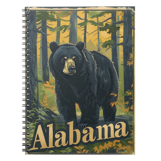 Carnet Ours noir de l'Alabama (Devant)