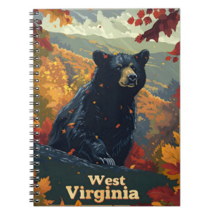 Carnet Ours noir de Virginie occidentale