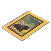 Carnet Ours noir en forêt - Mont Hood, Oregon (Côté gauche)