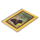 Carnet Ours noir en forêt - Mount Rainier, Washington (Côté gauche)