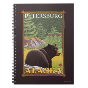 Carnet Ours noir en forêt - Petersburg, Alaska