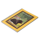 Carnet Ours Noir en Forêt - Vent, Alaska (Côté gauche)