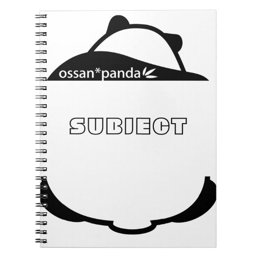 Carnet ours ossan (Devant)