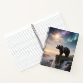 Carnet Ours personnalisable dans la nature (Intérieur)