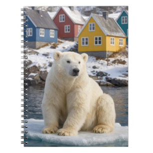 Carnet Ours polaire du Groenland sur une banquise