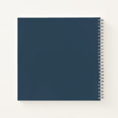 Carnet Ours polaire, lune et étoiles (Dos)
