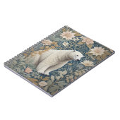 Carnet Ours polaire William Morris Inspiré Floral (Côté gauche)