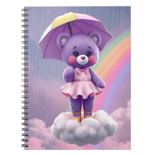 Carnet Ours rare ~ Violet (Devant)