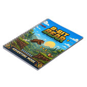 Carnet Ours, Rétro Pixel Art 8-Bit (Côté gauche)