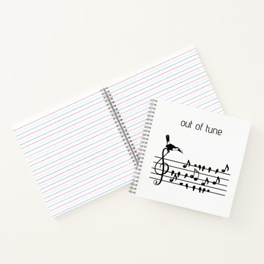 Carnet Out of Tune, toucan rejoignant les oiseaux chanteu (Intérieur)