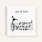 Carnet Out of Tune, toucan rejoignant les oiseaux chanteu (Devant)