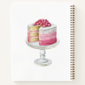 Carnet Outils Bakers aquarelle personnalisés Modèles de r (Dos)