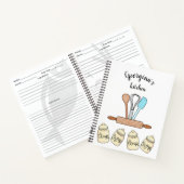 Carnet Outils de boulangerie personnalisés (Intérieur)