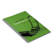 Carnet Outils de jardinage vintage Laverie 2 Notes de jar (Côté Droit)