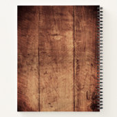 Carnet Outils en or brun bois réparations à domicile entr (Dos)