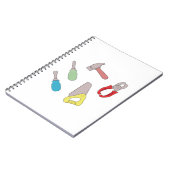 Carnet Outils Handyman Cute (Côté gauche)