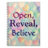 Carnet Ouvert, Révéler, Croire (Devant)