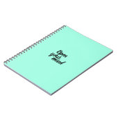 Carnet Ouvrez votre esprit (Côté gauche)