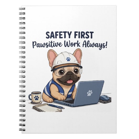 Carnet Ouvrier de la construction Frenchie Sécurité d'abo (Devant)
