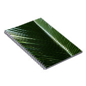 Carnet Overlapping Palm Fronds Tropical Green Abstract (Côté Droit)