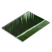 Carnet Overlapping Palm Fronds Tropical Green Abstract (Côté gauche)
