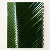 Carnet Overlapping Palm Fronds Tropical Green Abstract (Dos)