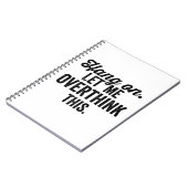 Carnet overthink (Côté gauche)