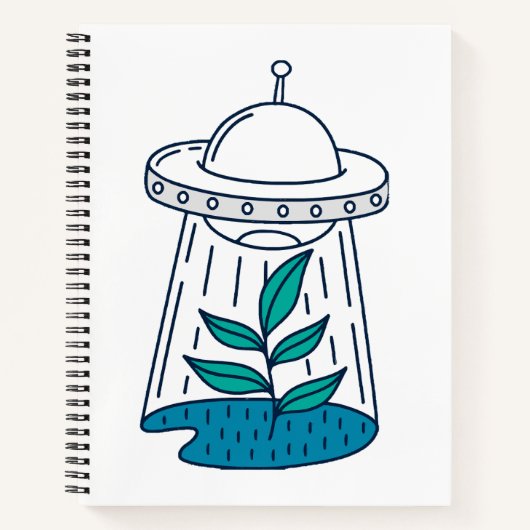 Carnet OVNI Alien (Devant)