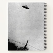 Carnet OVNI Extraterrestre Alien Vaisseau Spatial Top Sec (Dos)