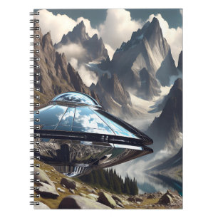Carnet OVNI qui a atterri dans les montagnes Réflexion