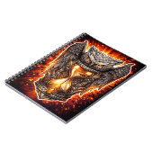 Carnet Owl and Hourglass – Hand-Drawn & Digital Art  (Côté gauche)