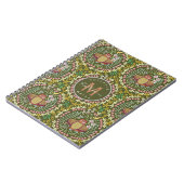 Carnet Owl Folk Green (Côté gauche)