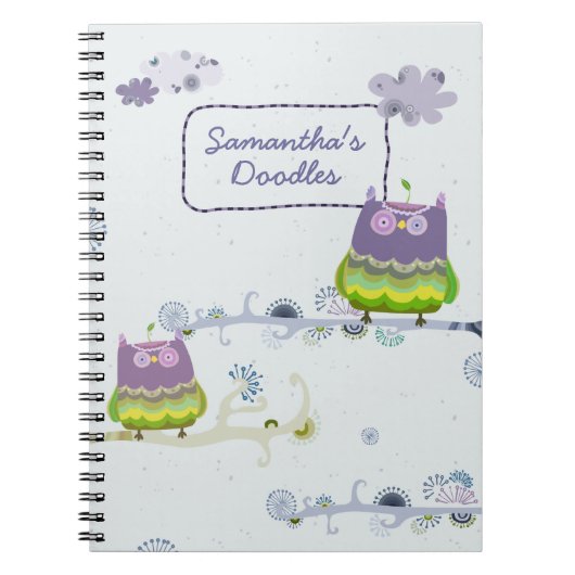 Carnet Owlish Doodles (Devant)