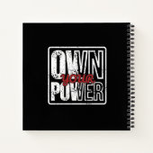 Carnet Own Your Power – Bold Motivational Quote Design (Dos)