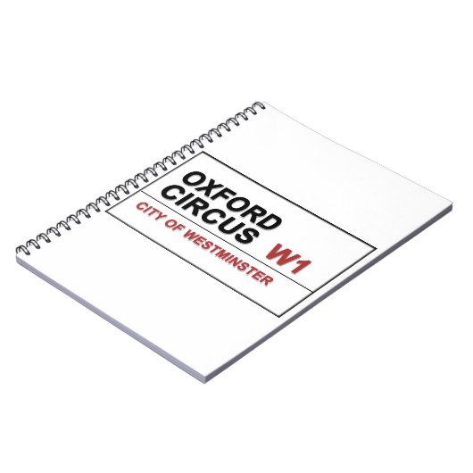 Carnet Oxford Circus (Côté gauche)