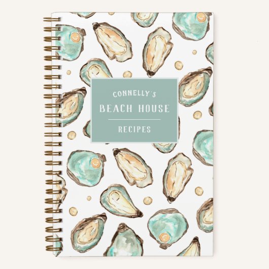 Carnet Oyster & Pearl Beach House Summer Recette (Recto)