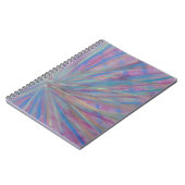 Carnet P36 Art Abstrait Coloré Unique (Côté gauche)