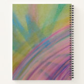 Carnet P9 Couleur Unique Art Abstrait (Dos)