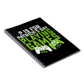 Carnet P Est Pour Jouer Jeux Gamer Jeu St Patrick's (Côté Droit)