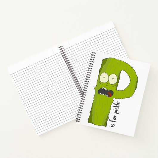 Carnet P est pour le bloc-notes graphique Pickle Alphabet (Intérieur)