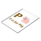 Carnet P est pour le cochon (Côté gauche)